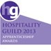Hospitality Guild reveals Apprenticeship Awards 2013 winners