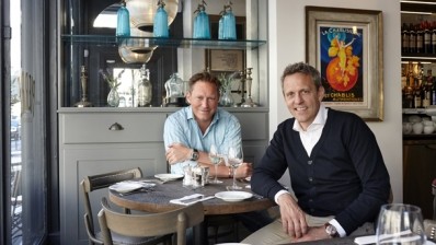 John Whitehead (left) and Robert Beacham, co-managing directors of Le Bistrot Pierre