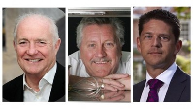 Rick Stein (L) and David Connell (R) will take part in a session chaired by chef Brian Turner on Wednesday about restaurants in hotels 