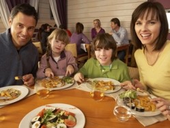 Family Friendly: Restaurants have been urged to do more to offer healthy menu alternatives for kids