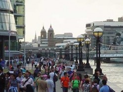 Accessibility will be improved accross a two-mile stretch of the Thames riverside 