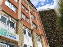 The Holiday Inn Express Southwark now boasts a 100m² ‘green wall’