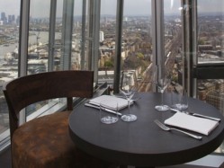 Rainer Becker and Arjun Waney's Oblix at The Shard is the first restaurant to open within the London Bridge tower