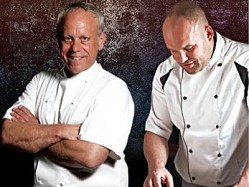 John-Burton-Race (left) has partnered with Jonathon Davies to launch The Restaurant Experience