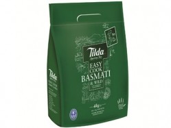 The company’s new added-value catering packs of Tilda Basmati & Wild have been expanded from 3kg to 4kg