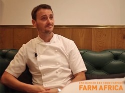 Jason Atherton will help charity Farm Africa raise thousands of pounds by preparing the menu for its Food for Good Ball