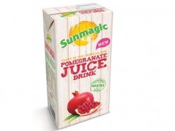 Sunmagic's new Pomegranate juice, one of four new flavours to be launched in the on-trade this spring