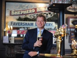 Jonathan Neame, chief executive of Shepherd Neame which has had a record year for turnover
