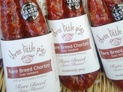 Yorkshire-based producer Three Little Pigs has secured a national trade distribution deal for it English chorizo and salami range