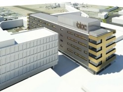 The 245-bedroom Bloc hotel will be developed on the site of an existing office building at the top of Gatwick Airport's South Terminal