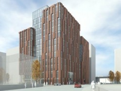 A 14-storey hotel development in Salford from developers McAleer and Rushe has been granted planning permission 