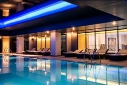 The Club features an adult only pool with mood lighting and heated loungers