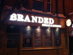 Branded: Steak and Burger was opened on Beckenham High Street this week by Reis Remzi, the son of Miso owner Olgun Remzi, in his first solo venture
