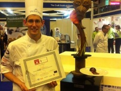 Barry Johnson, who joined Rococo to specialise in chocolate over year ago, is the winner of the UK Pastry Open 2013