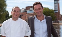 Nick Funnell, the RSC's head chef, and Rob Frederickson, head of catering