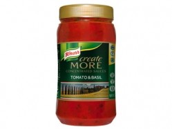 Knorr's new Tomato & Basil concentrated sauce
