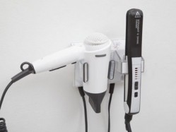 The Hairstyling Combination set includes a hairdryer and straighteners