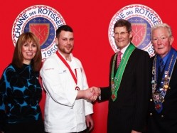 Garret Keown receives Young Chef of the Year 2011 award