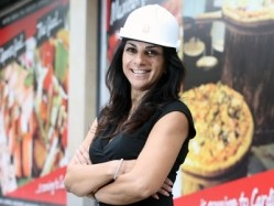 Helen Dhaliwal, co-founder of Red Hot World Buffet, whose estate is growing 