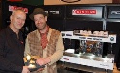 Coffee cart operator crowned UK Barista Champion