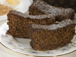 The Yorkshire Parkin has been made to a traditional recipe that has been adapted by the Just Dessers baking team