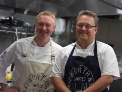 Wadworth chef John Furby (left) with catering development manager Scott Ferguson