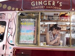 Ginger's Comfort Emporium, the ice-cream concept created by Claire Kelsey, will be the first street food pop-up to operate at Manchester Airport's new Food Quarter
