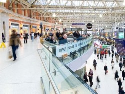 Retail sales rose for the 10th consecutive quarter at Network Rail's 17 UK railway stations according to the latest figures