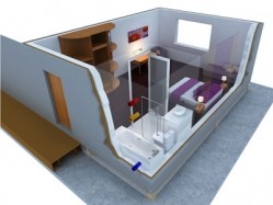 Premier Inn's 'floating bedroom' design