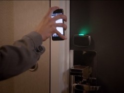 Starwood's new technology will send guests a 'virtual' room key via the Starwood app, allowing them to open their room doors with their smartphone