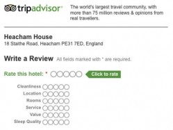TripAdvisor's Full Review Form tool allows hospitality businesses to collect guest reviews through their own website