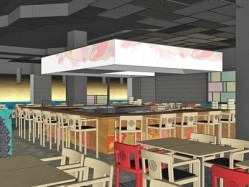 The £500k Wembley development features a cocktail bar near the entrance, and the dim sum counter has been moved to the front