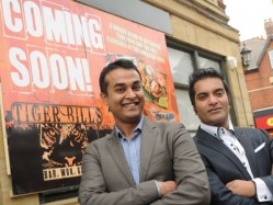 Mustaque Rahman and Istiaq Hasan outside the new Tiger Bills in Whitley Bay, North Tyneside. They will open the restaurant under a franchise agreement next month