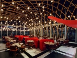 Sushisamba, which opened in the Heron Tower earlier this year, has been named on the shortlist for this year's Restaurant & Bar Design Awards