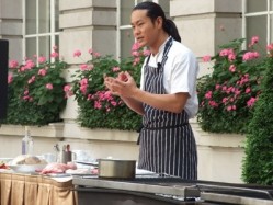 Jun Tanaka is hosting seafood barbecue classes at his restaurant Pearl this summer