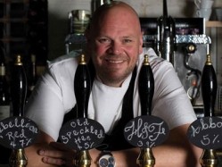 Pumped up: Tom Kerridge's profile has rocketed but he keeps his feet on the ground. Photos: John Carey