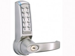 Code-operated lock Guest Lock does away with the need for keys and cards to access hotel rooms
