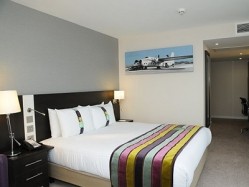 One of the four king superior rooms at the Holiday Inn London Southend Airport hotel