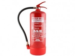 The Jewel E-Series Water Mist Fire Extinguisher is being aimed at use in commercial kitchens because it is chemical-free
