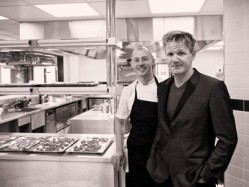 Gordon Ramsay is excited to see the ideas of head chef Davide Degiovanni come to life