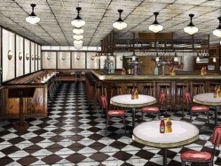 Soho Diner will offer a blend of French and American food with booth and counter-top dining