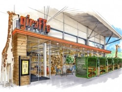 Giraffe is set to open its first restaurant within a Tesco store after the supermarket giant acquired the chain earlier this year