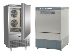 The Unifrsot blast chillers and Omniwash warewashing machines are designed to save caterers time and improve efficiency