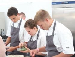 Electrolux Chef Academy winners Giuseppe Finocchio, Viktorija Bernataviciut and Jonah Kellar