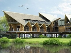 The Riverside Clubhouse is a restaurant, bar and conference venue on the River Avon