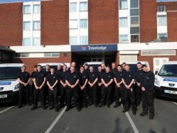 Travelodge's Men in Black maintenance team is about to get 65 new members. The roving workers travel to hotels to repair and redecorate them when needed. 