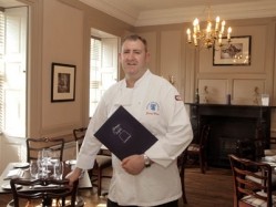 Jeremy Wares in his new restaurant at Houstoun House hotel in Uphall, West Lothian
