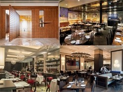 (Top-left to bottom-right): Ametsa, Social Eating House, Outlaw's at the Capital and Dinner by Heston Blumenthal were all triumphant this year