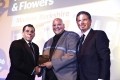 The Hand and Flowers in Marlow was named Gastropub of the Year and chef owner Tom Kerridge collected the prize from James Woodman, brand manager at award sponsor Birra Moretti