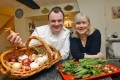 Stephen Bulmer, head chef at 10in8's Restaurant Angélique, and Joanna Bulmer, 10in8’s head of marketing